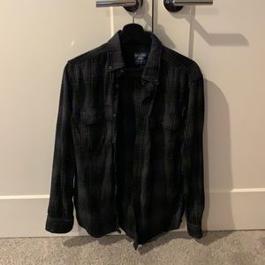 Black and gray Flannel